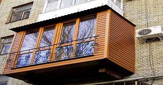 Внешняя отделка балкона Троицк цена от 1038 руб. м/2.